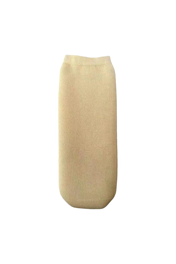 Prosthetic Limb Sock Below Knee, Breathable Elastic Cotton Stump Sock for Amputee, Thickened Calf Compression Sleeve Leg Brace Cover for Practice Home Use
