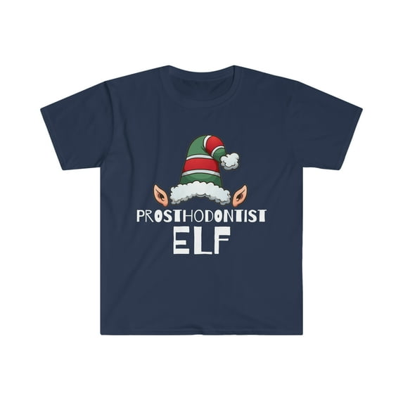 Prosthodontist Elf Christmas Unisex T-shirt, S-3XL Holidays Xmas Elves
