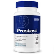 Prostosil Capsules, All Natural Formula For Prostate Health Support, Maximum Strength Herbal Supplement for Control and Overall Health, Prosto sil Vitamin Pills Official Review 60 Capsules