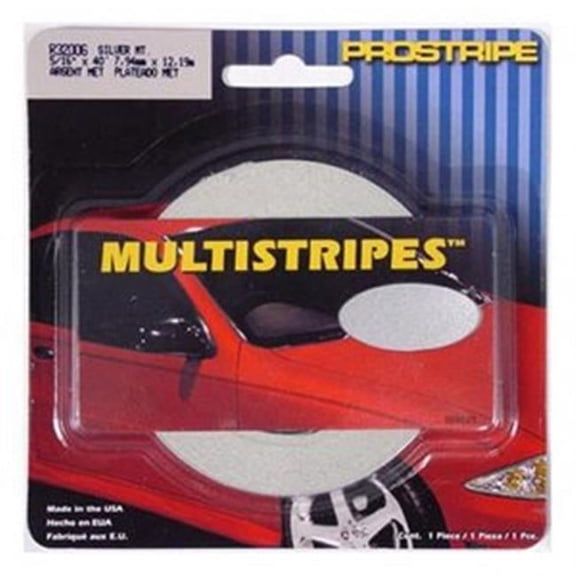 Prostripe 0.31 in. x 150 ft. Multipstripes Pewter Metallic