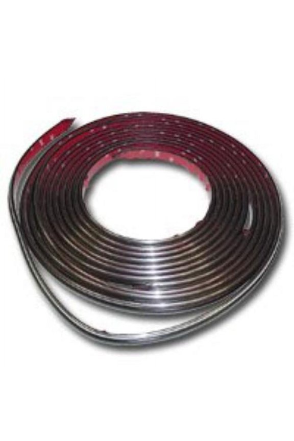 PRS-M213002 5/8" X 26' Black/chrome Side Molding