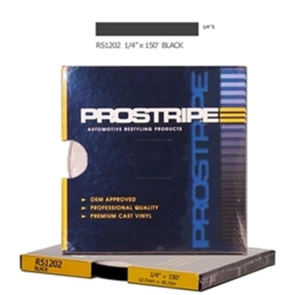 Prostripe R51202 0.25 in. x 15 0 ft. Solid Stripes Dark
