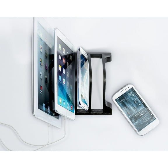 Prosumer's Choice Universal 4 Tablet and Smartphone Charging Organizer Rack/Desktop Stand