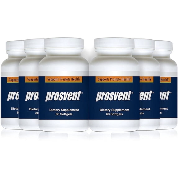Prosvent natural prostate health supplements for men, 6 month supply, 360 count softgels