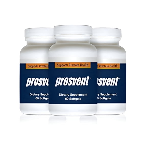 Prosvent - Natural Prostate Health Supplements for Men Saw Palmetto, Vitamin D, and Zinc Ease Urinary Frequency & Urgency -180 Count