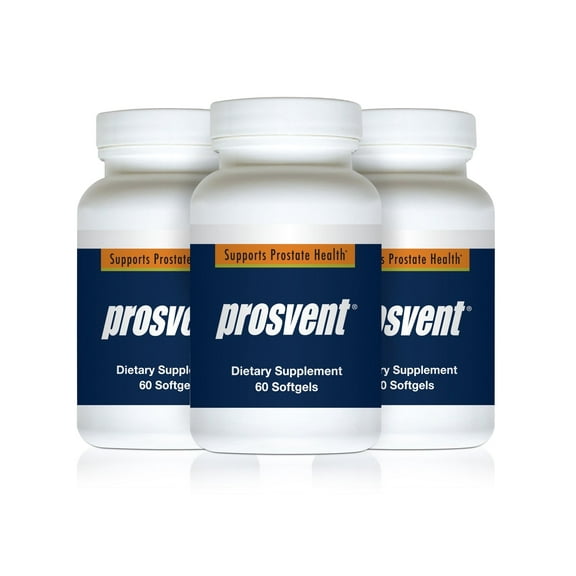 Prosvent - Natural Prostate Health Supplements for Men Saw Palmetto, Vitamin D, and Zinc Ease Urinary Frequency & Urgency -180 Count