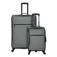 thumbnail image 1 of Protégé 2 Piece Softside Luggage Set Includes 28-inch Checked and 20-inch Carry-on, with 360 Spinner Wheels and Organizer Pockets, Wild Sage, 1 of 20