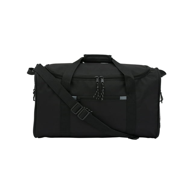 Protégé 20" Collapsible Sport and Travel Duffel Bag, Black