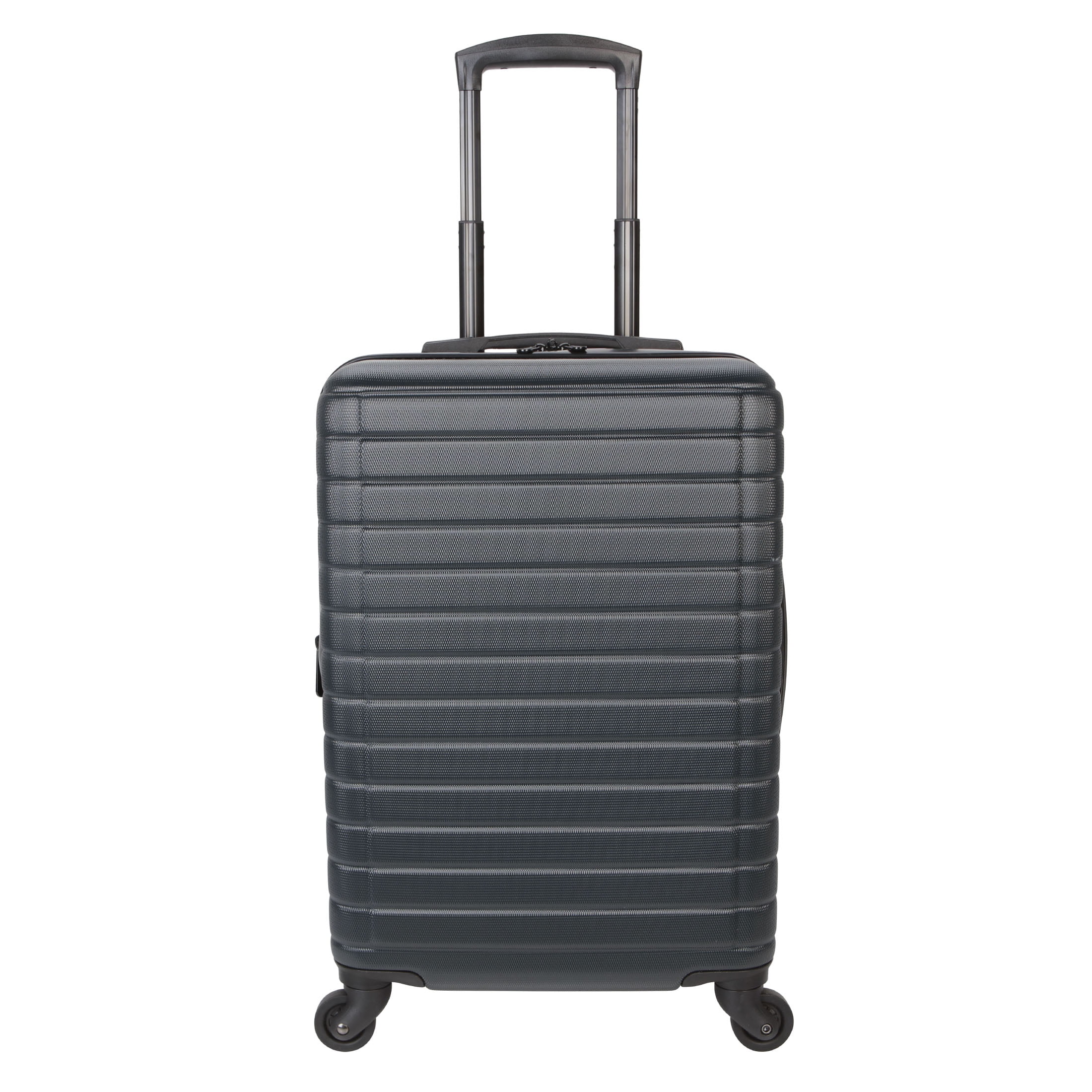 Protégé Vacationer 20-inch Carry-On Expandable Hardside Luggage, 360-Spinner Wheels, Divider Pockets, Dark Grey