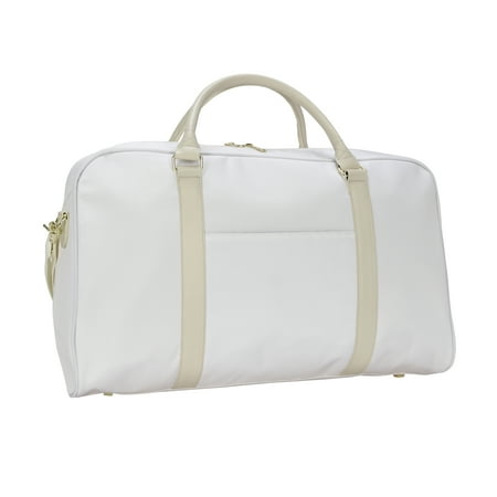 Protégé 21 in Travel Weekender Duffel Bag, Cream, 100% Polyester