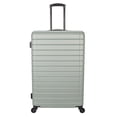 thumbnail image 1 of Protégé Vacationer 28-inch Checked Expandable Hardside Luggage With 360-Spinner Wheels and Divider Pockets, Pastel Green, 1 of 10