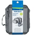 thumbnail image 1 of Protégé 3 Piece Polyester Packing Cubes, Gray with zipper, 1 of 11