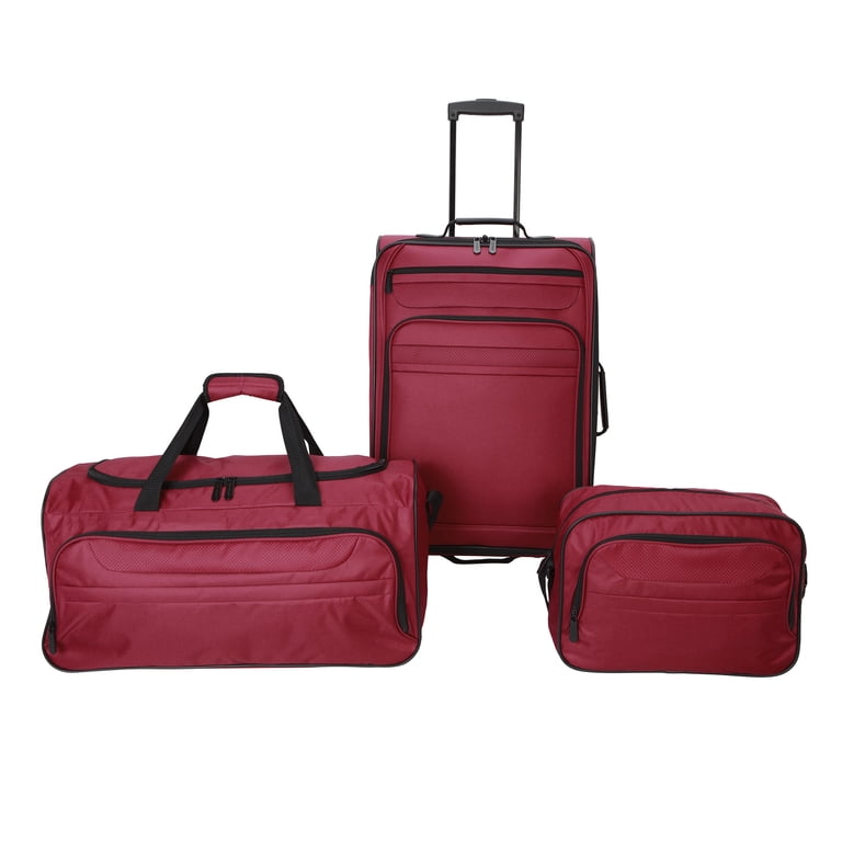 Protege 3-Piece Softside Luggage Travel Set, Includes Medium