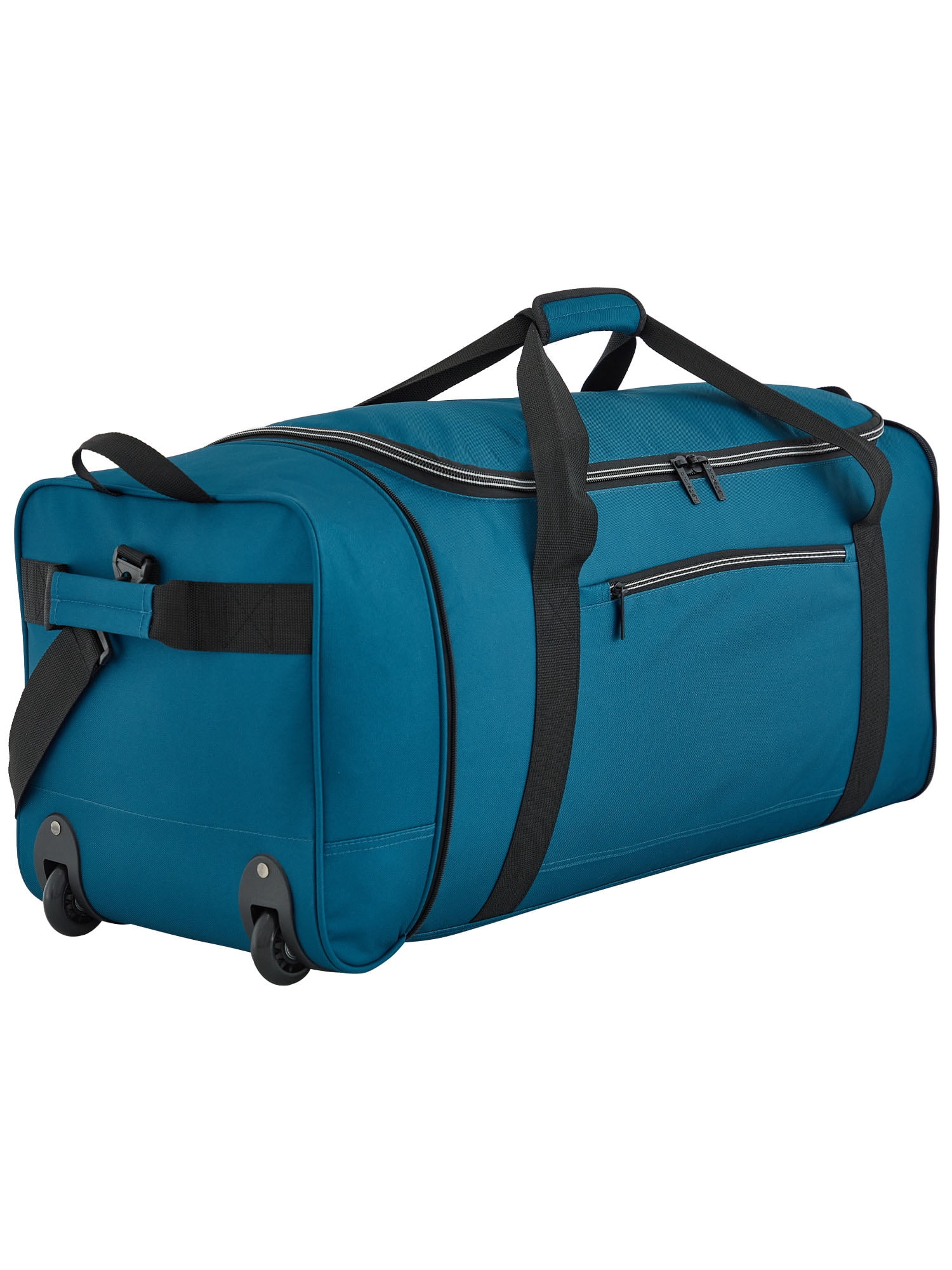 32 inch rolling duffel bag for travel Protg Navigation 32-inch Collapsible Rolling Duffel, Blue