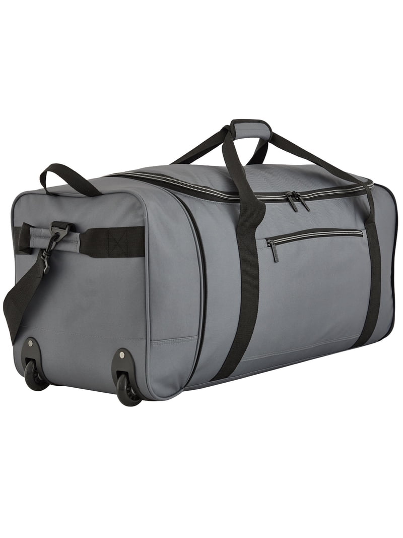 Protégé Navigation 32-inch Collapsible Rolling Duffel, Gray