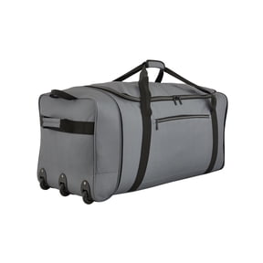 Protégé Navigation 36-Inch Jumbo Tri-Fold Collapsible Rolling Locker Duffel Bag, Gray