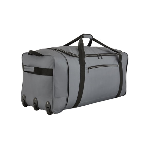 Protégé Navigation 36-Inch Jumbo Tri-Fold Collapsible Rolling Locker Duffel Bag, Gray