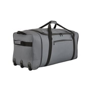 Protégé Navigation 36-Inch Jumbo Tri-Fold Collapsible Rolling Locker Duffel Bag, Gray