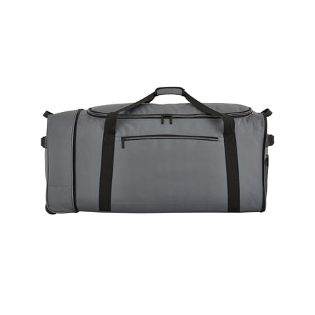 Protégé Navigation 36-inch Tri-Fold Collapsible Rolling Trunk Duffel, Gray