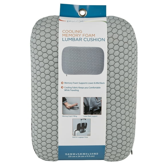 Protege Memory Foam Travel Lumbar Pillow