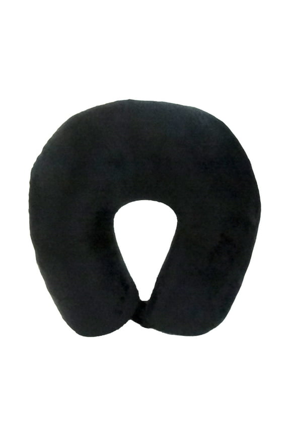 Protégé Microfiber Neck Pillow, Black