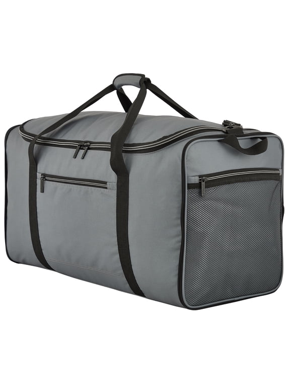 Protégé Navigation 28-inch Large Collapsible Duffe for Travel, Gray