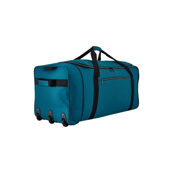 Protégé Navigation 36-inch Jumbo Tri-Fold Collapsible Rolling Locker Duffel, Blue