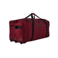 thumbnail image 1 of Protégé Navigation 36-inch Jumbo Tri-Fold Collapsible Rolling Locker Duffel, Red, 1 of 11