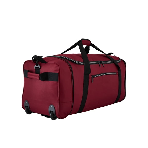 Protégé Navigation Large 32 in Collapsible Rolling Duffel, Red
