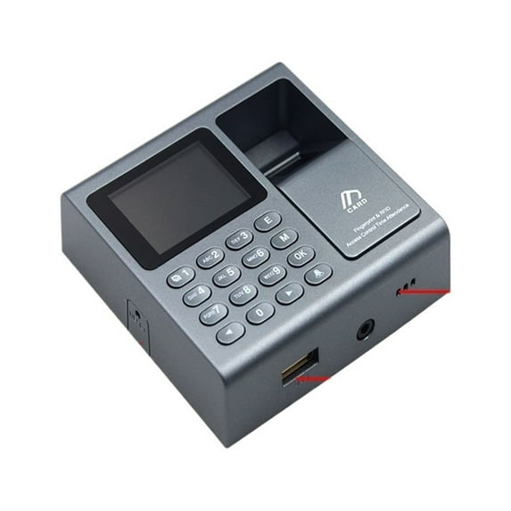Protable Biometric Fingerprint Scanner RFID Access Control System 1000 User USB Time Recorder Attendance Employee Machine ,Easy to Install