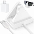 thumbnail image 1 of Protable Charging Station for Meta Wayfare/Skyler/Headliner, Travel Charging Dock with Cable and Charging Adapter, White, 1 of 7