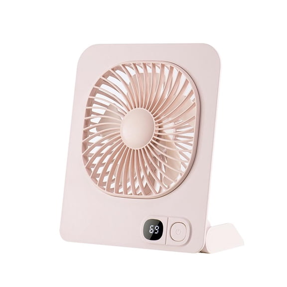 Protable Desk Fan 6 Inch Small Personal Fan 3-Speed Quiet for Office Travel Home Sleeping, Led Display