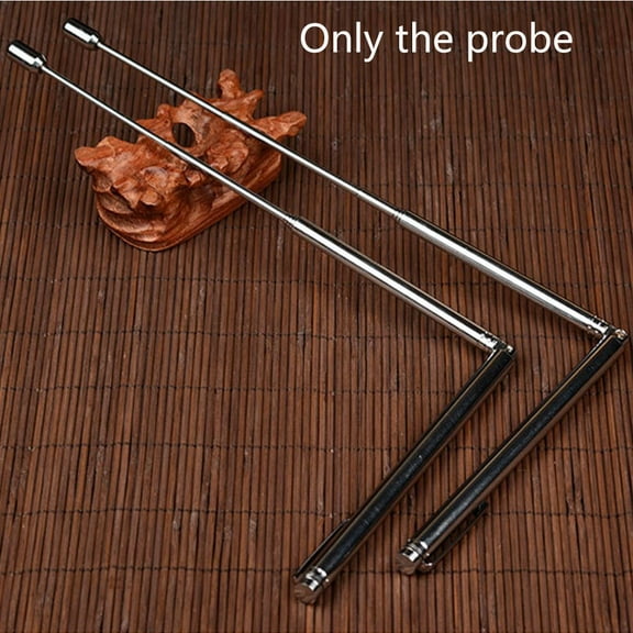 Protable Rods Dowsing Adjustable Bending Rod Stainless Steel Water Detector Length 50 Cm Measuring Instruments Fangkenuo