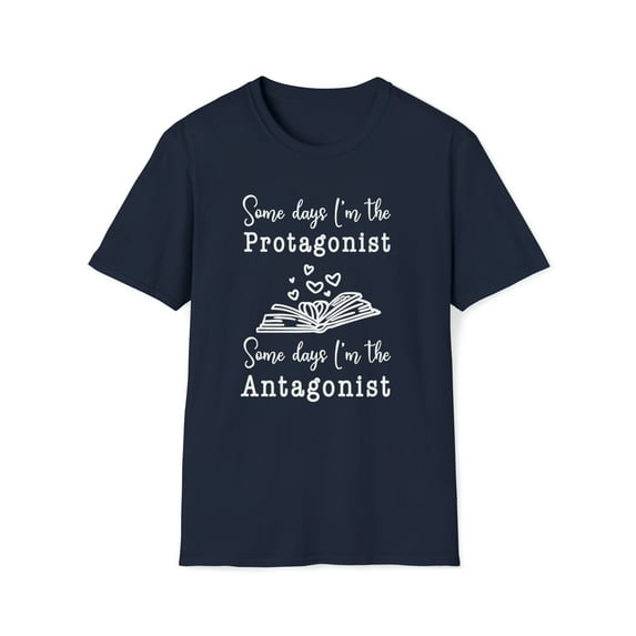 Protagonist & Antagonist, Gildan Unisex Softstyle Shirt, Graphic Tee, S-3XL