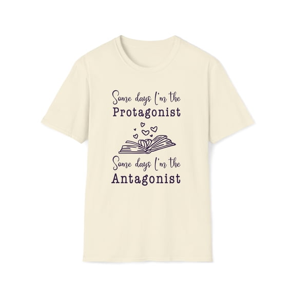 Protagonist & Antagonist, Gildan Unisex Softstyle Shirt, Graphic Tee, S-3XL