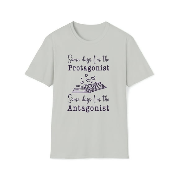 Protagonist & Antagonist, Gildan Unisex Softstyle Shirt, Graphic Tee, S-3XL