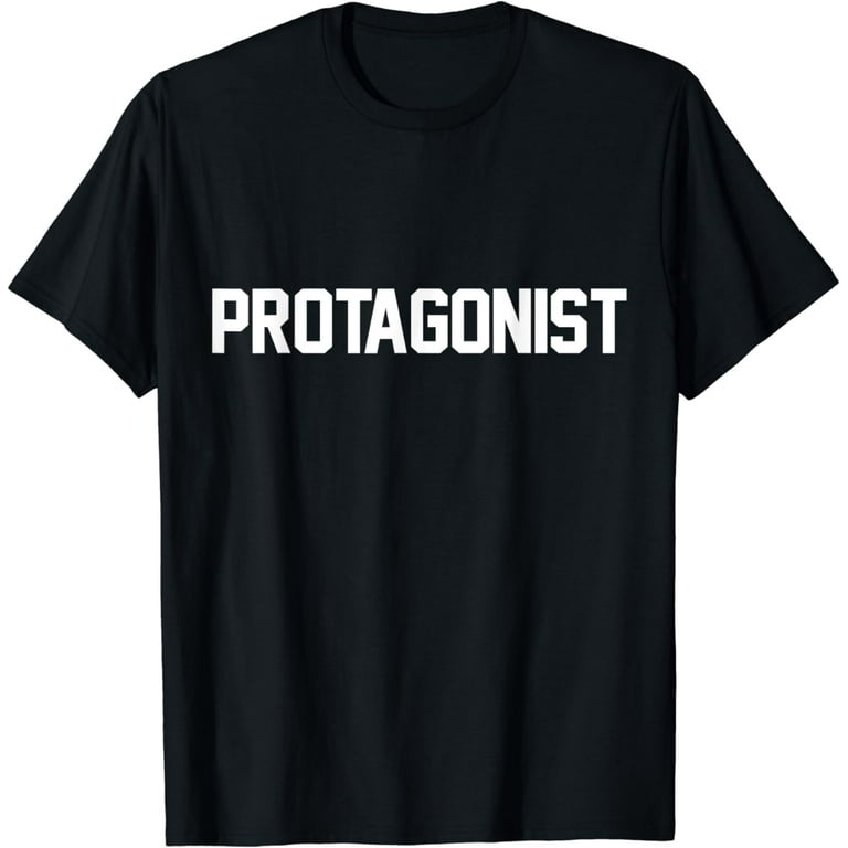 Protagonist Funny English Literature Teacher Costume T Shirt Protagonist Funny English Literature Teacher Costume T Shirt