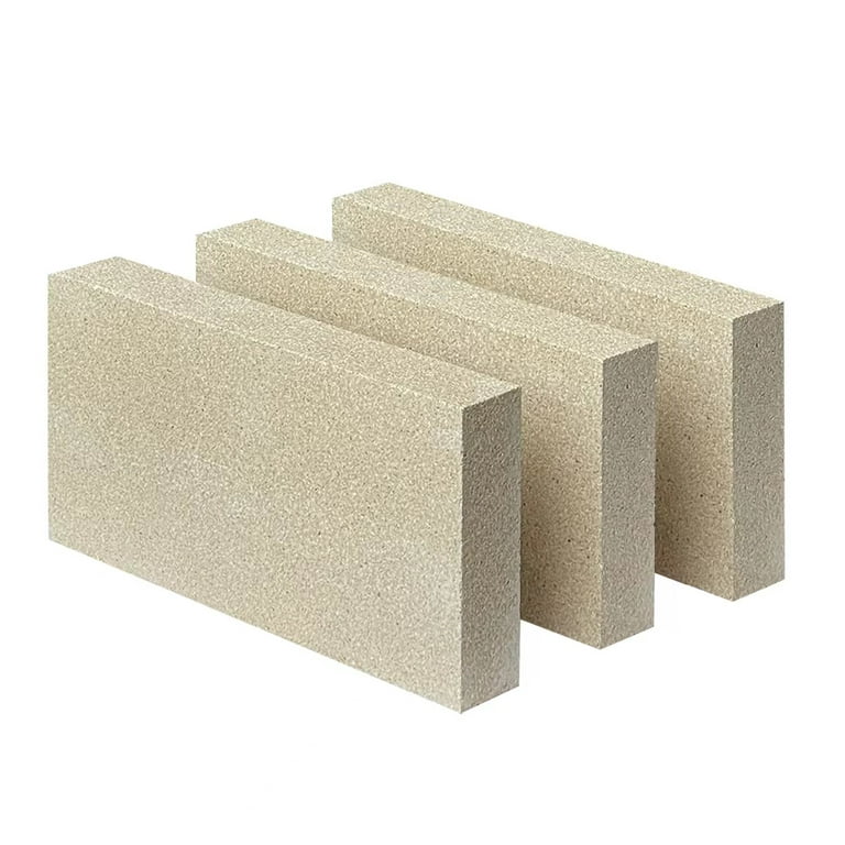 Protalwell Woodstove Firebricks, Size 9″ x 4-1/2″ x 1-1/4″, Upgrade Fire  Bricks Replacement for US Stove FBP6, FBP6E, 3-Pack