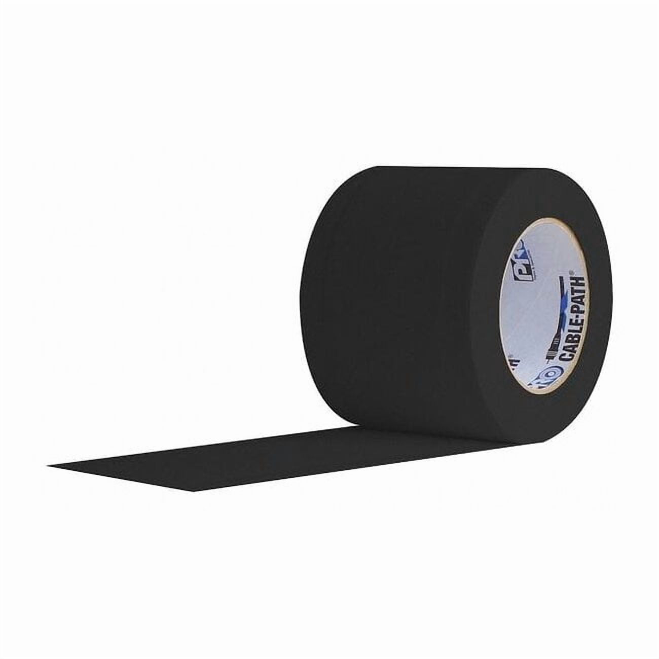 Protapes Gaffer's Tape, Black, 30 yd L, 6 in W Cable Path
