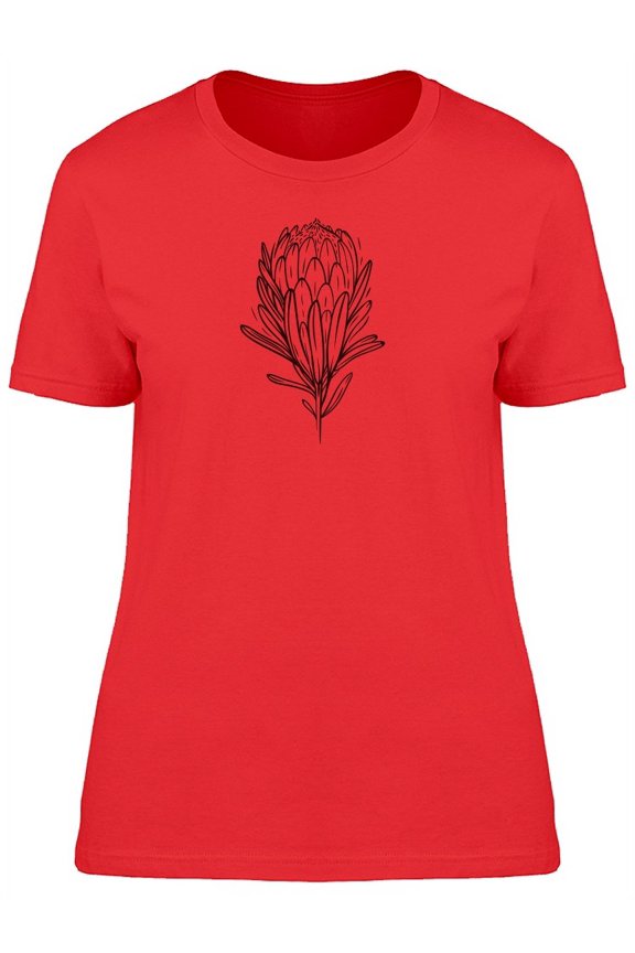 Protea Flower Transparent T-Shirt Women -Image by Shutterstock, Female Large