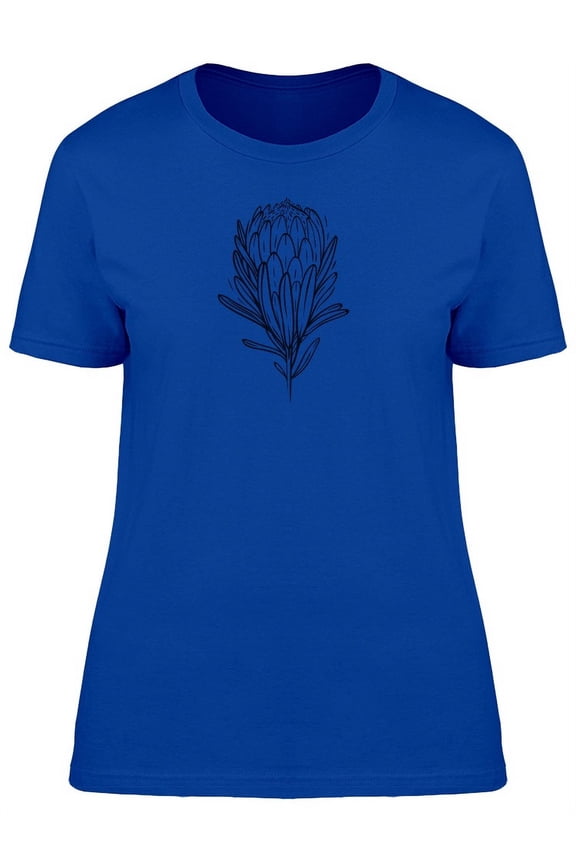 Protea Flower Transparent T-Shirt Women -Image by Shutterstock, Female Small