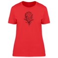 thumbnail image 1 of Protea Flower Transparent T-Shirt Women -Image by Shutterstock, Female x-Large, 1 of 2