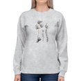 thumbnail image 1 of Protea On Linen Ii Sweatshirt Women -Vision Studio Designs, Female 4X-Large, 1 of 4