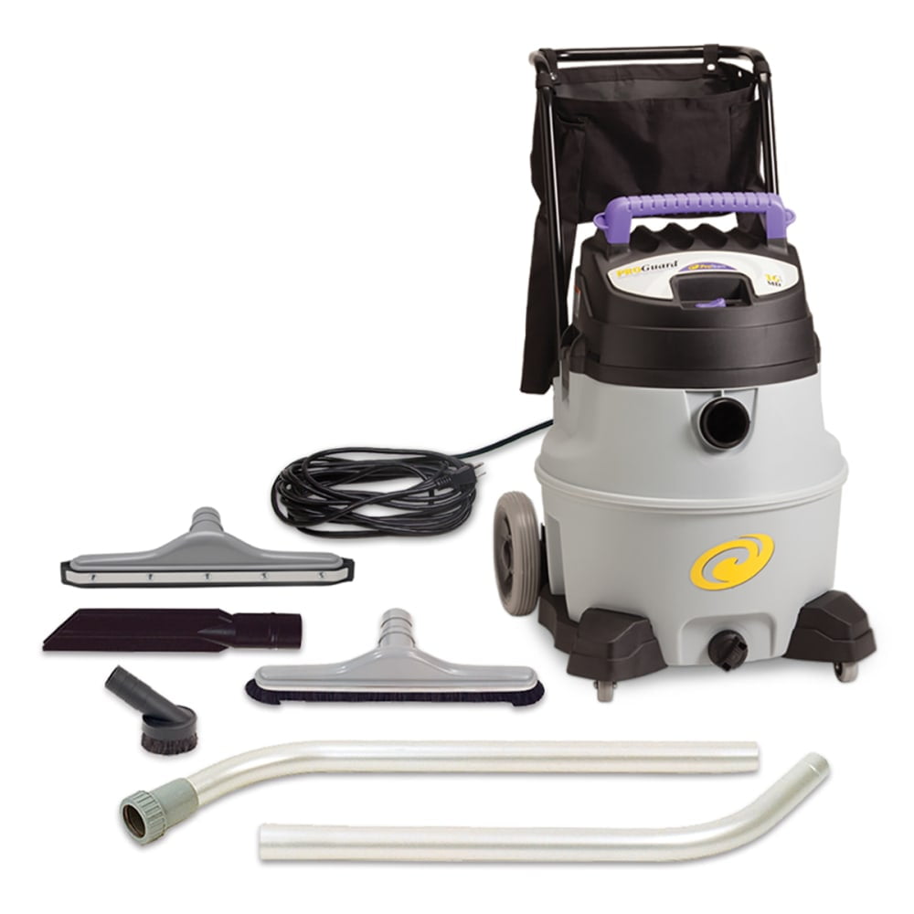 ProTeam Wet Dry Vacuums, ProGuard 16 MD, 16-Gallon Commercial Wet Dry Vacuum Cleaner with Tool Kit