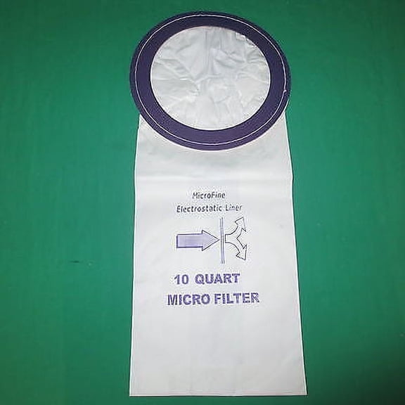Proteam Perfect 10 Quart Backpack Micro Allergen Filtration Vac Bags 1000331 [Single Loose Bag]