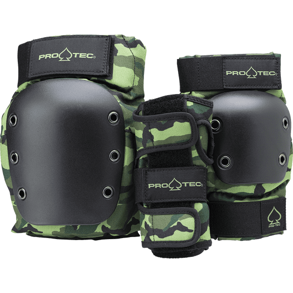 Protec Adult 3 Pack Open Back Extra Large Camo
