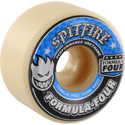 Spitfire F4 Conical Full Skateboard Wheels 56Mm 99A Natural/Blue