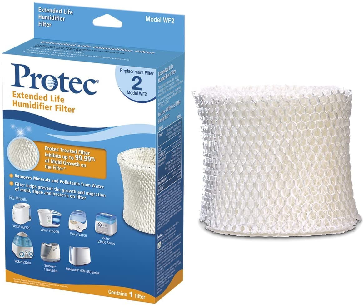 Protec Extended Life Replacement Model WF2 Humidifier Filter, Pack of 5