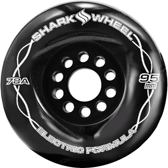 Shark Wheels Megalodon Skateboard Wheels 95mm 78a Black