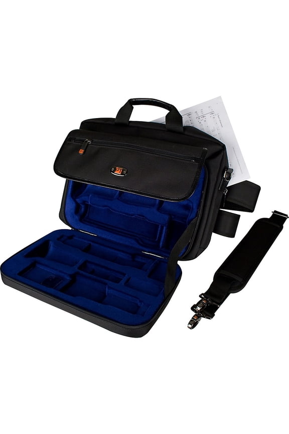 LUX Clarinet Case with Sheet Music Messenger Bag Black
